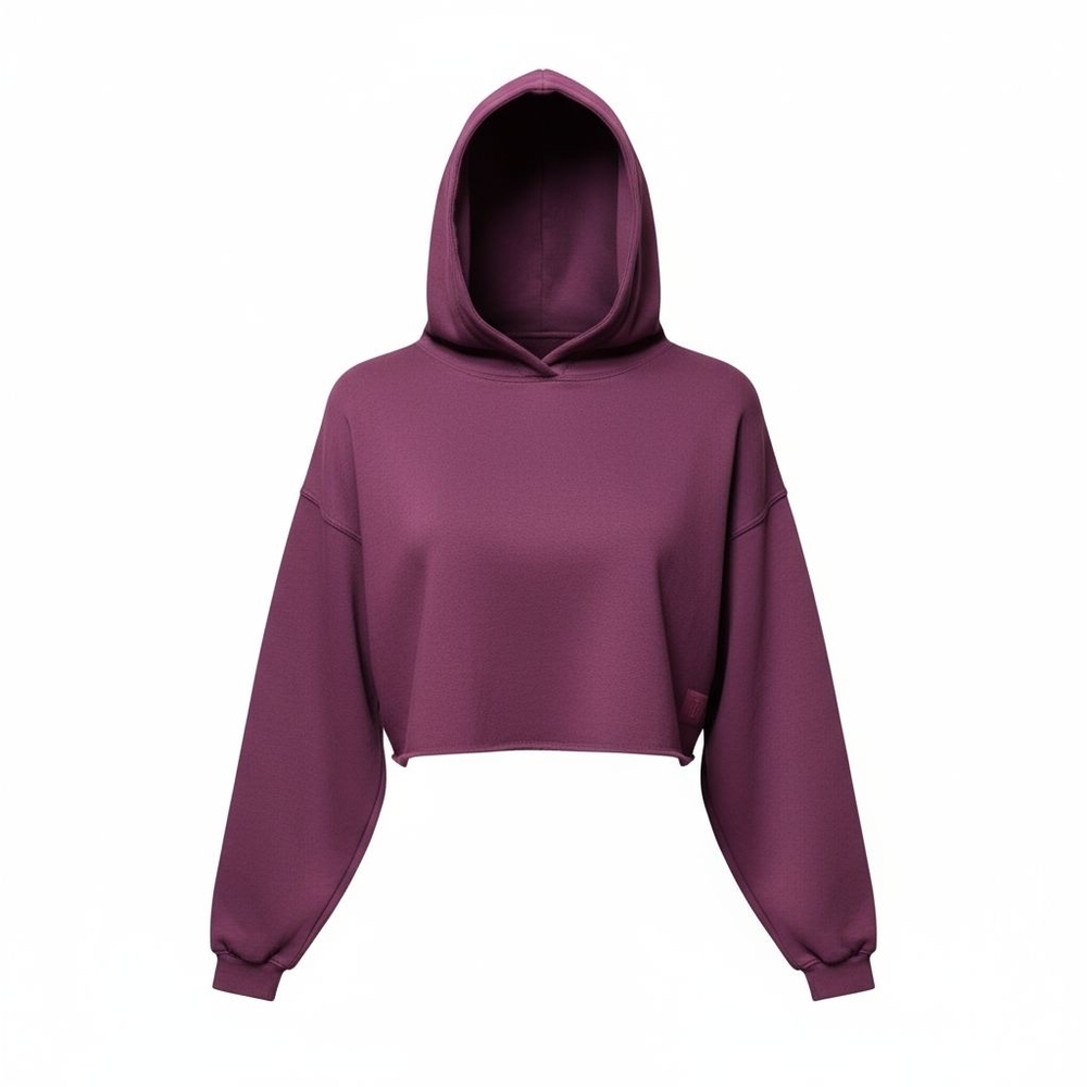 Savage X Fenty Deep Purple Cropped Sweatshirt - Picture 6 of 6